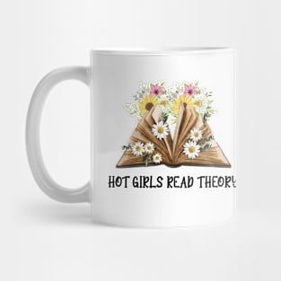 Hot Girls Read Theory Funny Mug